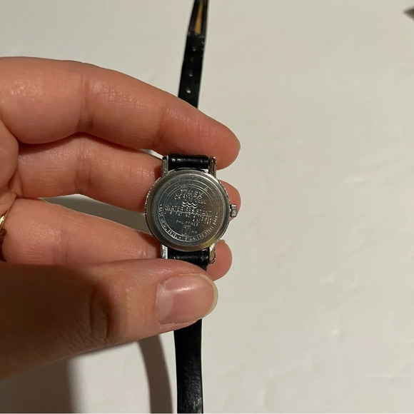 Timex Indiglo Quartz Watch Women Black Strap *needs Battery - Picture 8 of 10